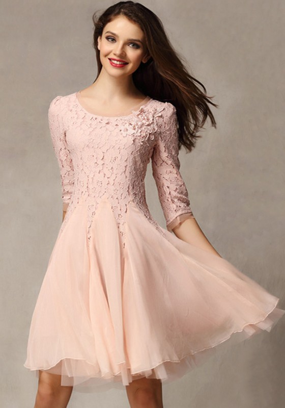 Lace Dresses For Teenagers With Sleeves