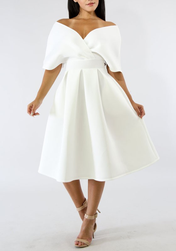off white church dresses