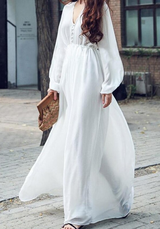 Long Flowy Dresses Casual on Sale, UP TO 68% OFF | www.loop-cn.com